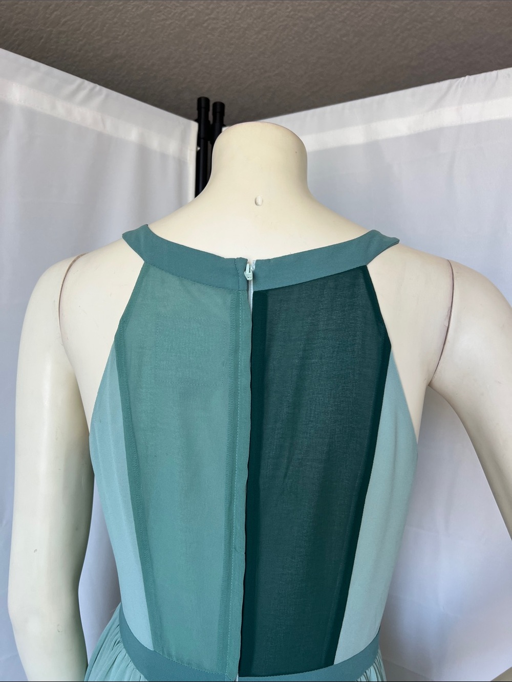 ModCloth High-Low Colorblock Chiffon Maxi Dress - Picture 9 of 11
